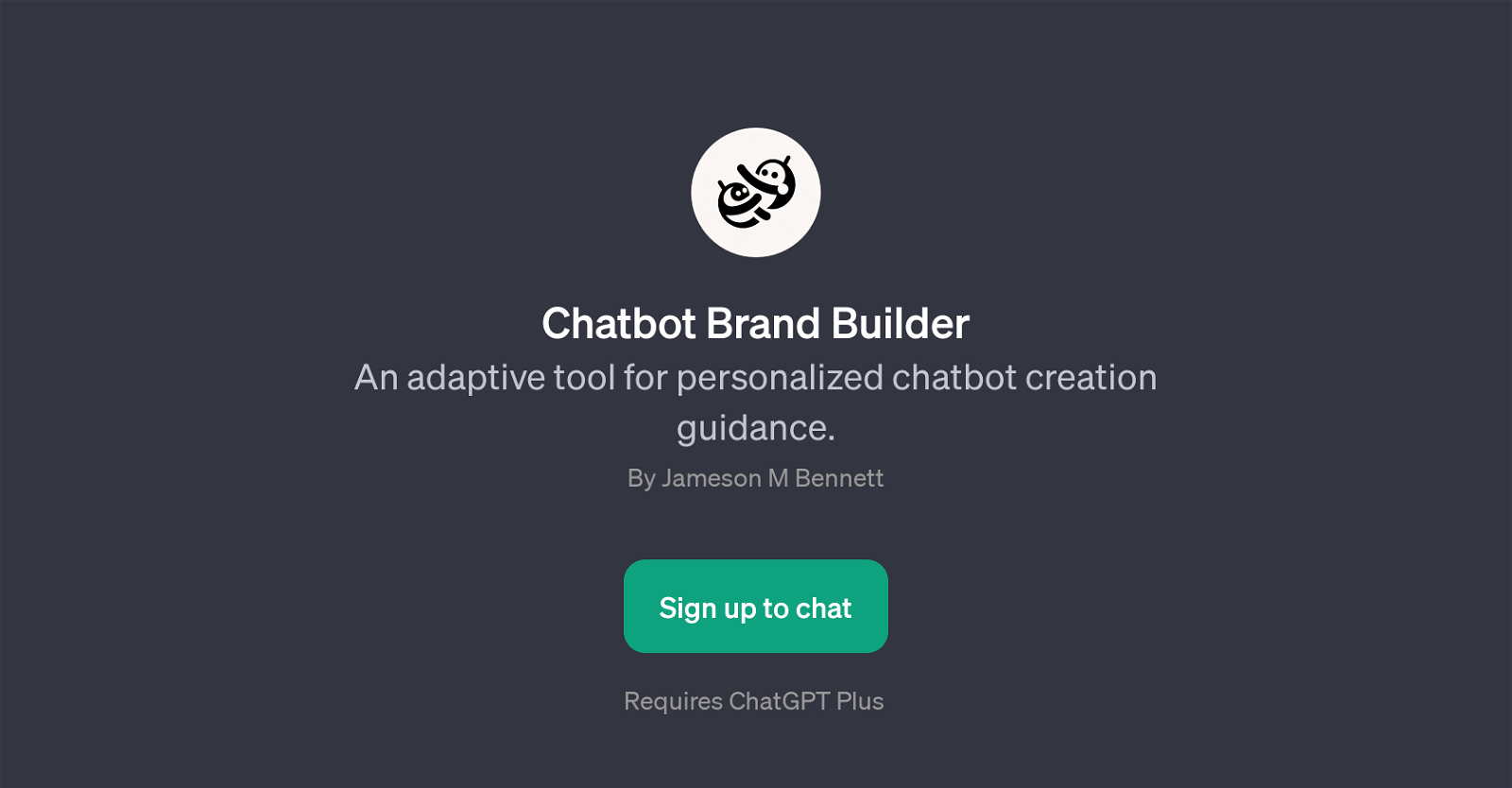 Chatbot Brand Builder website