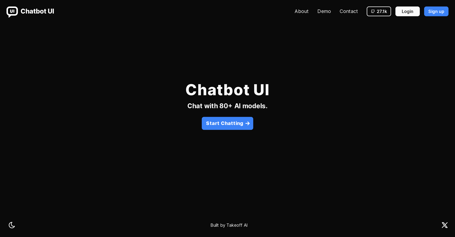 Chatbot UI website