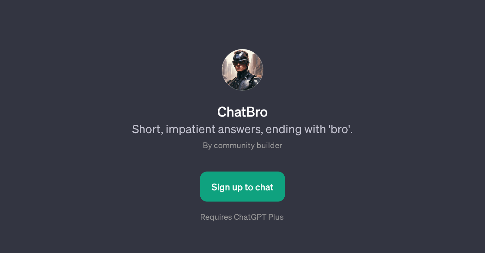 ChatBro website