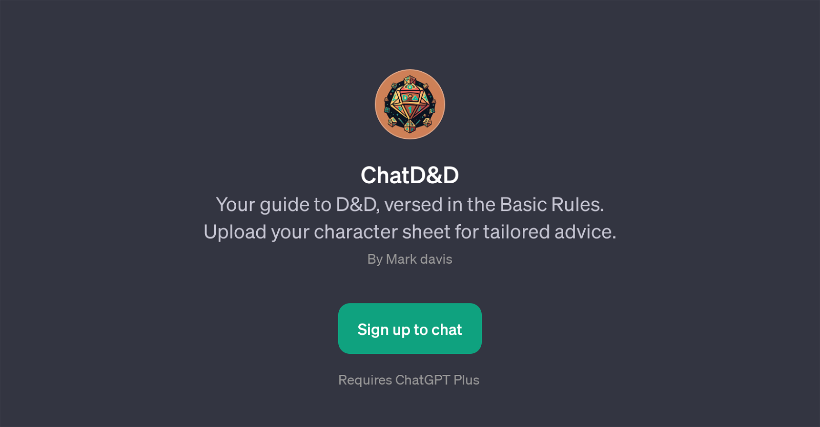 ChatD&D website