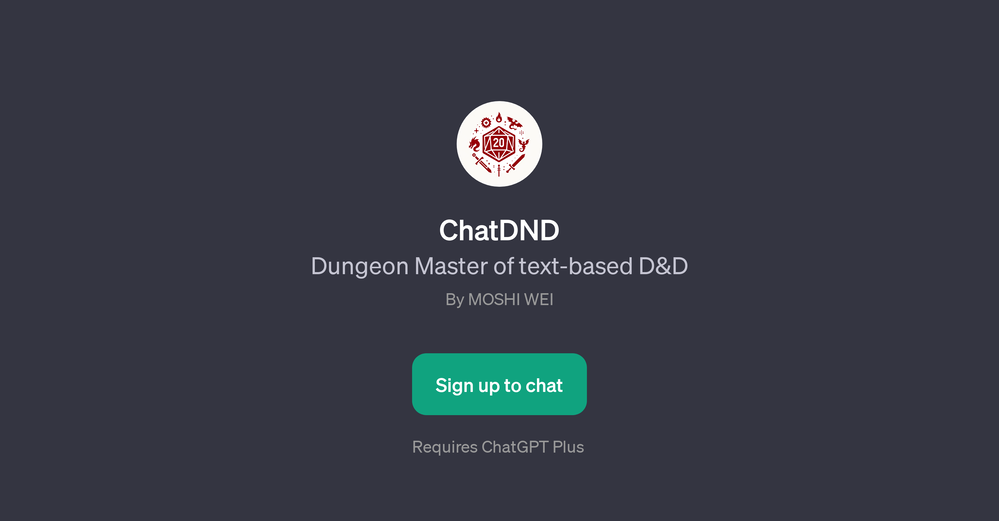 ChatDND website