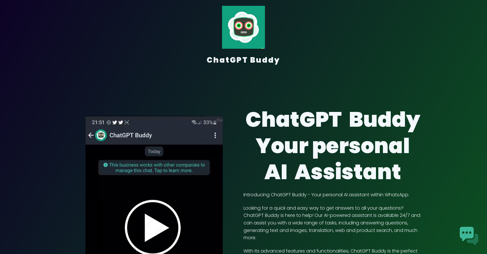 Chatgpt Buddy And 4 Other Ai Tools For Chatgpt On Whatsapp