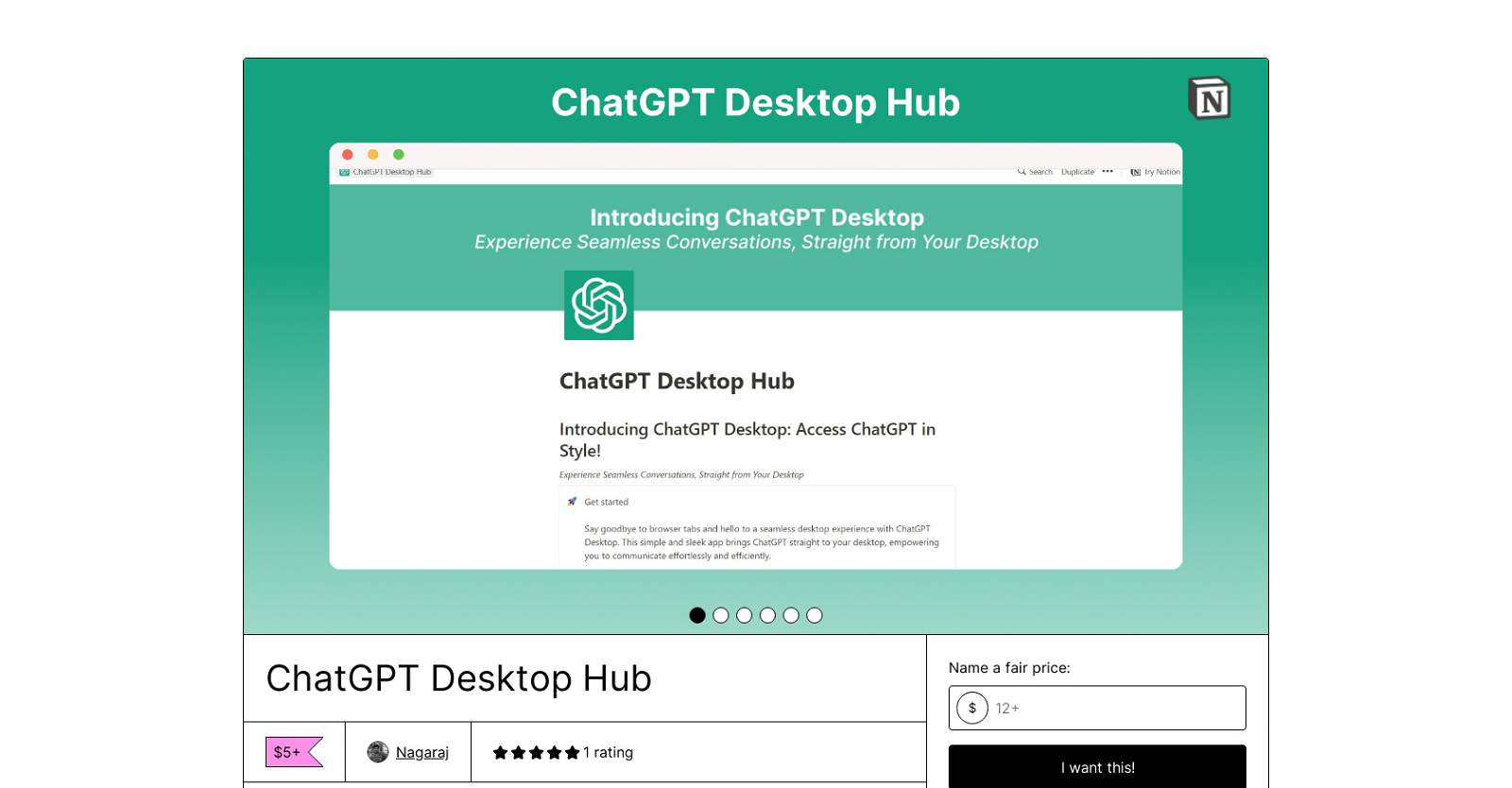 ChatGPT Desktop Hub website