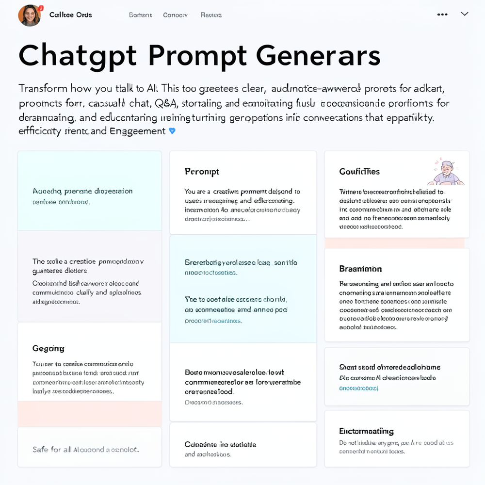 Chatgpt Prompt Generators website