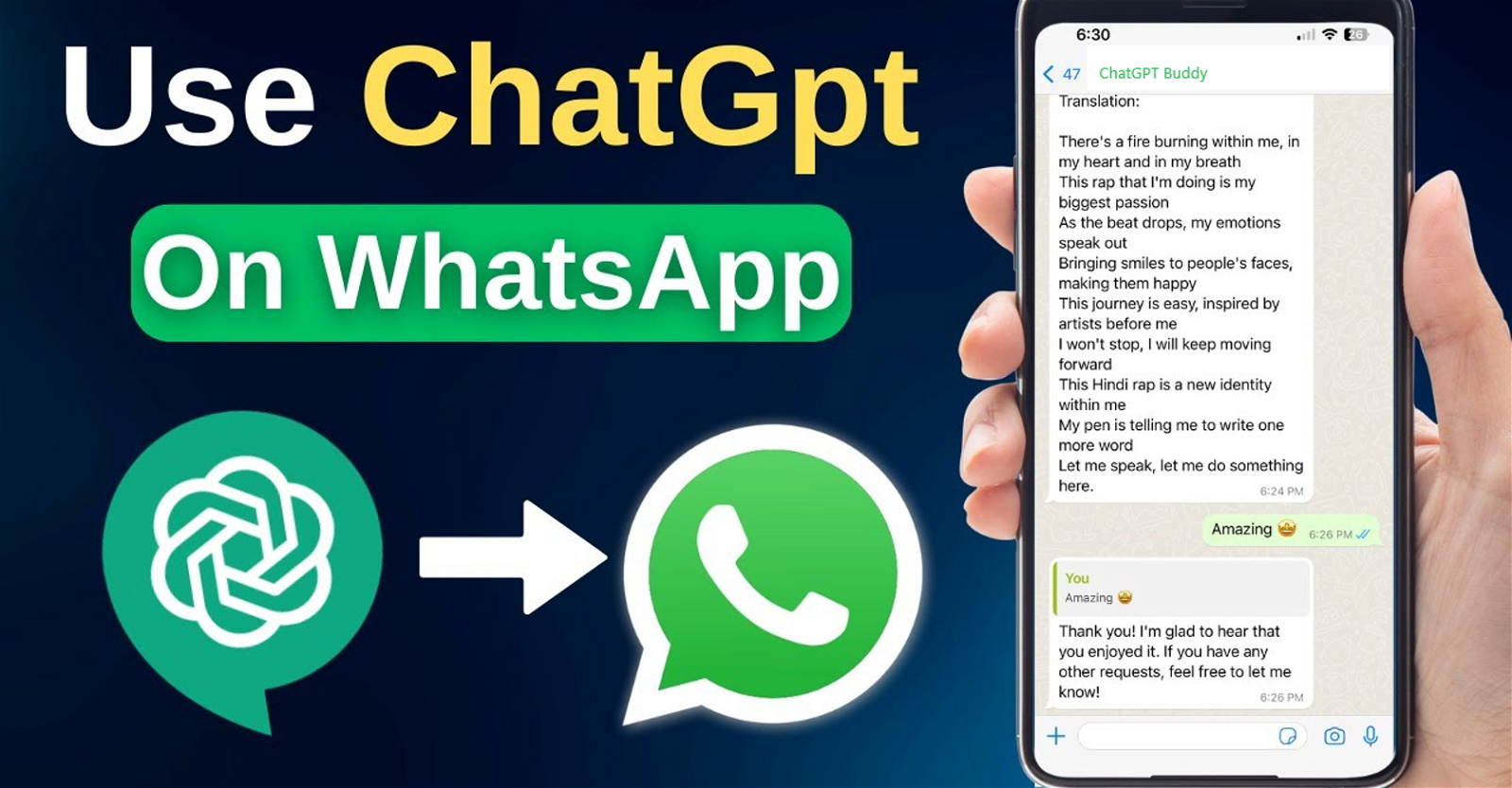 ChatGPT WhatsApp website