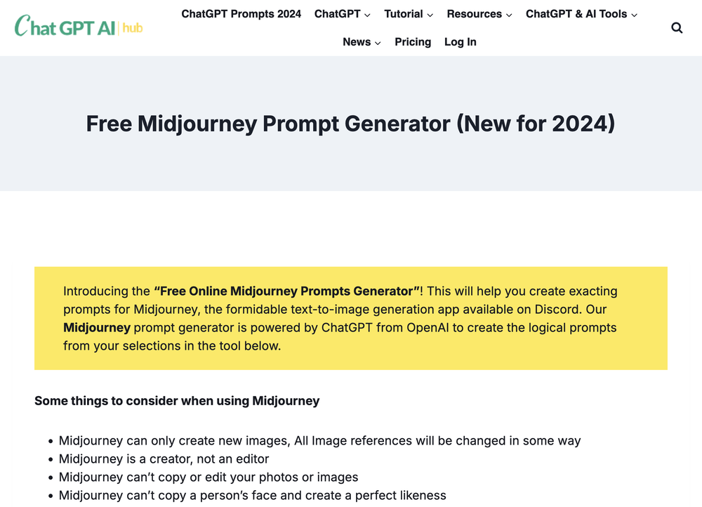 Chatgptaihub website