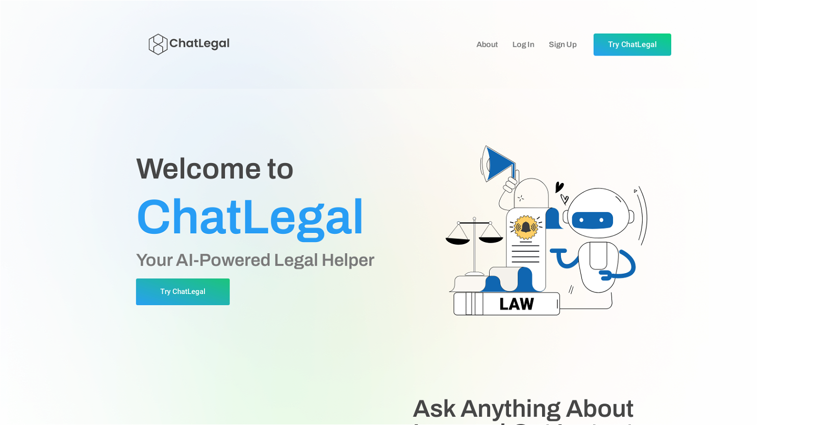 ChatLegal website