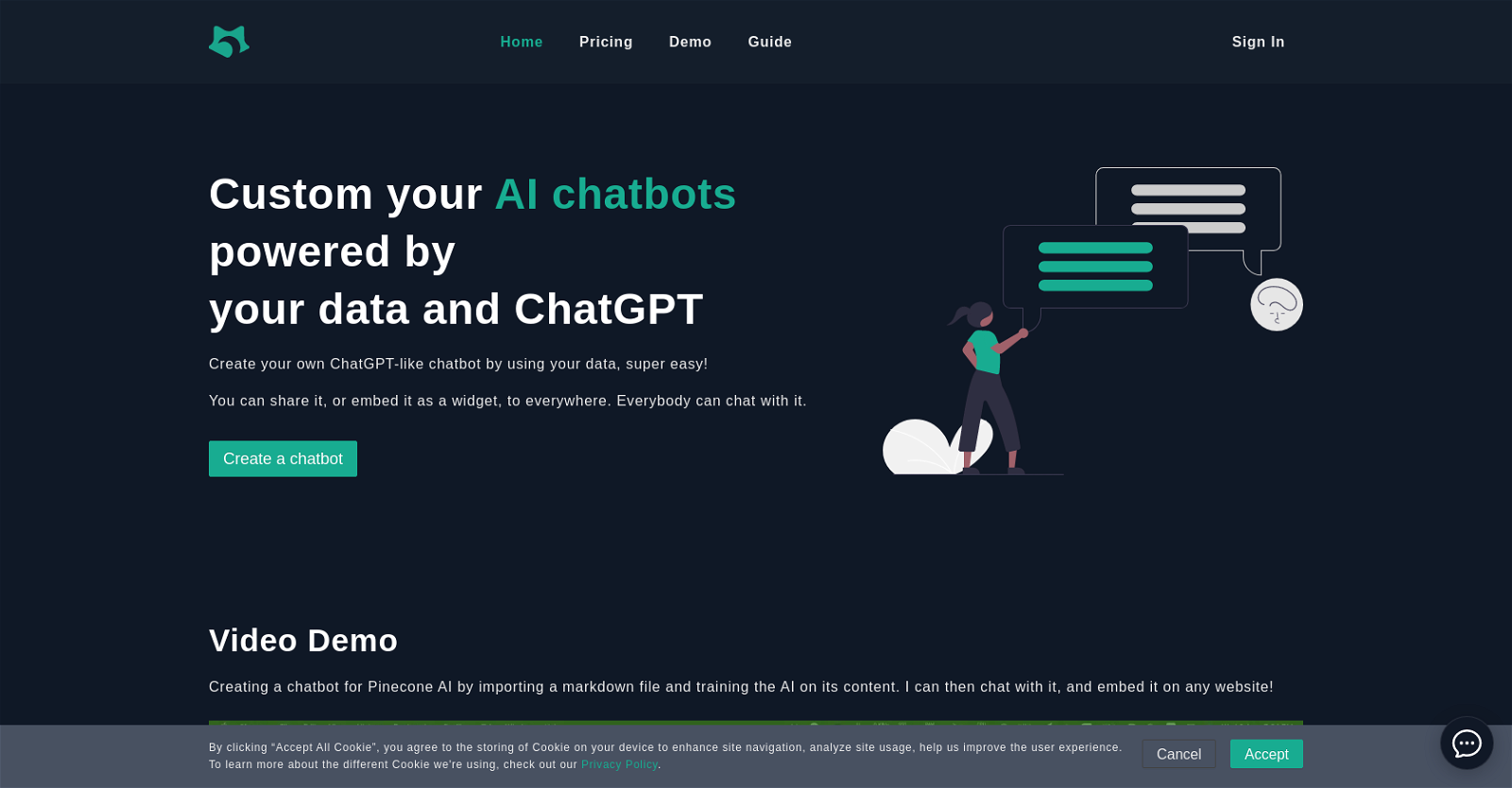 ChatofAI website