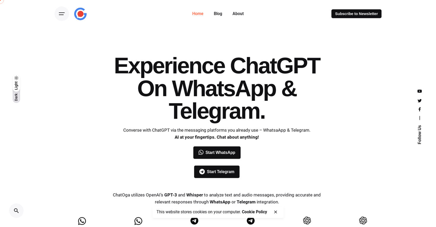 ChatOga website
