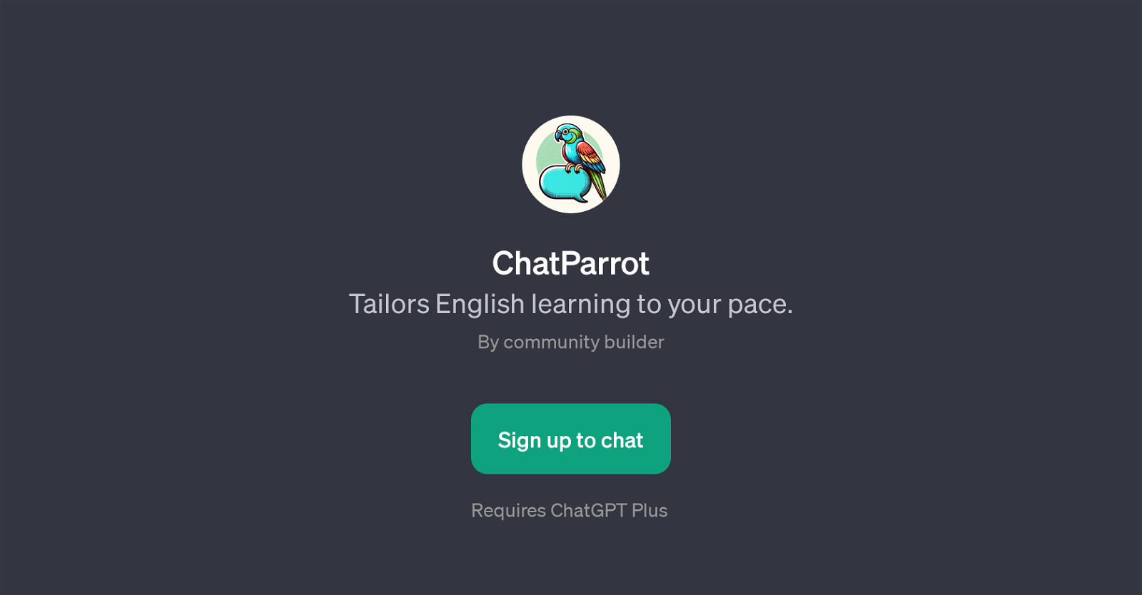 ChatParrot website