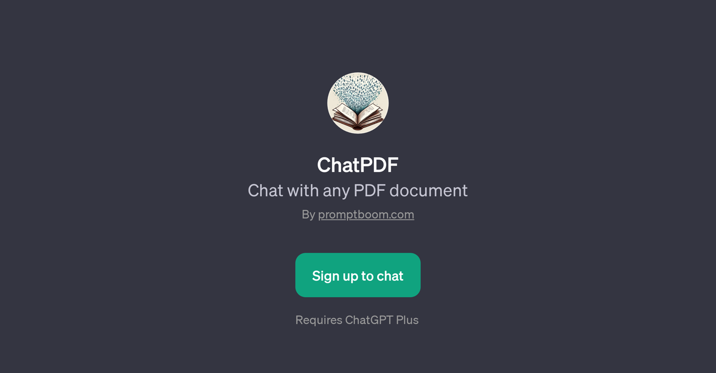 ChatPDF website