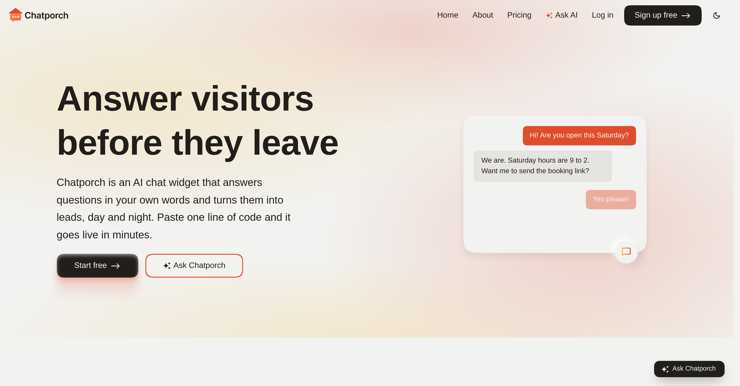 Chatporch website