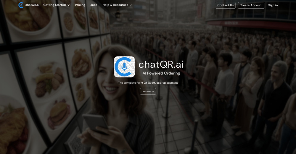 chatQR website
