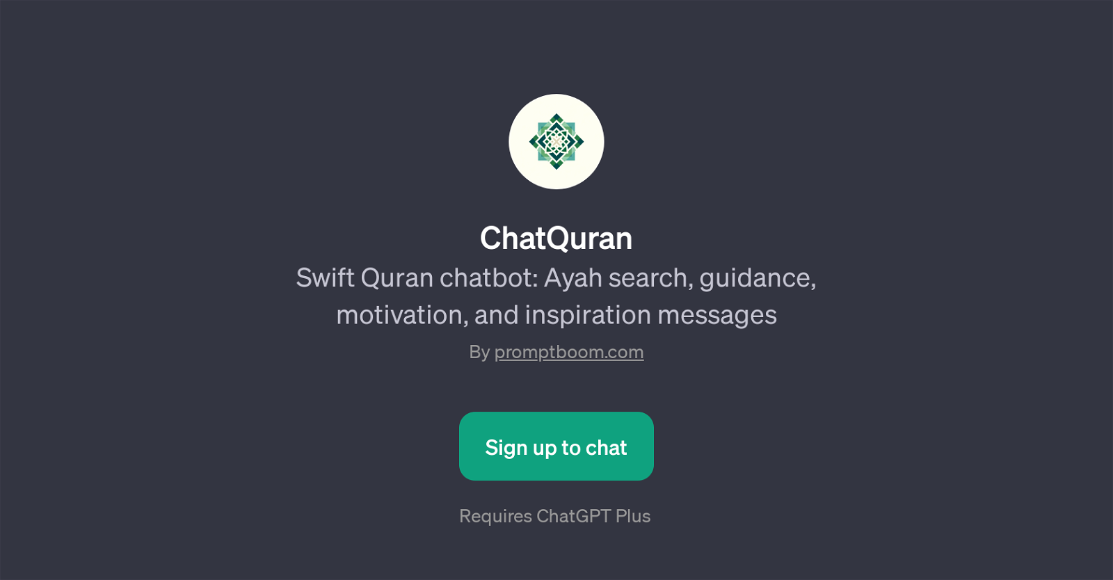 ChatQuran website