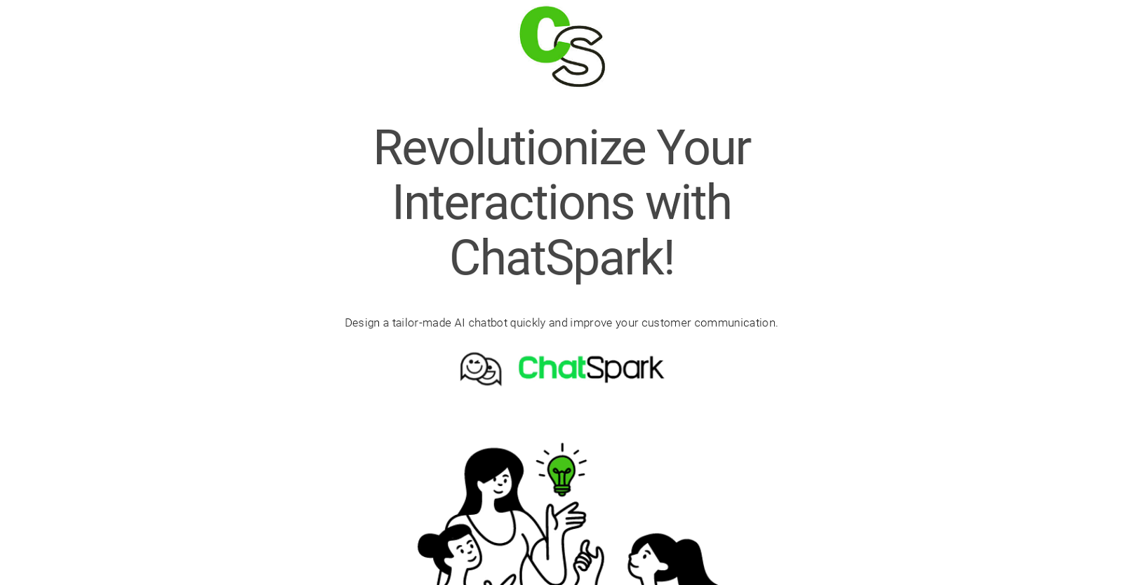 ChatSpark website