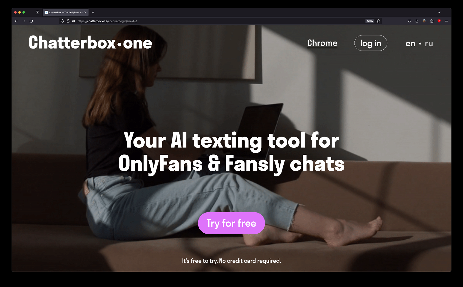 Chatterbox One website