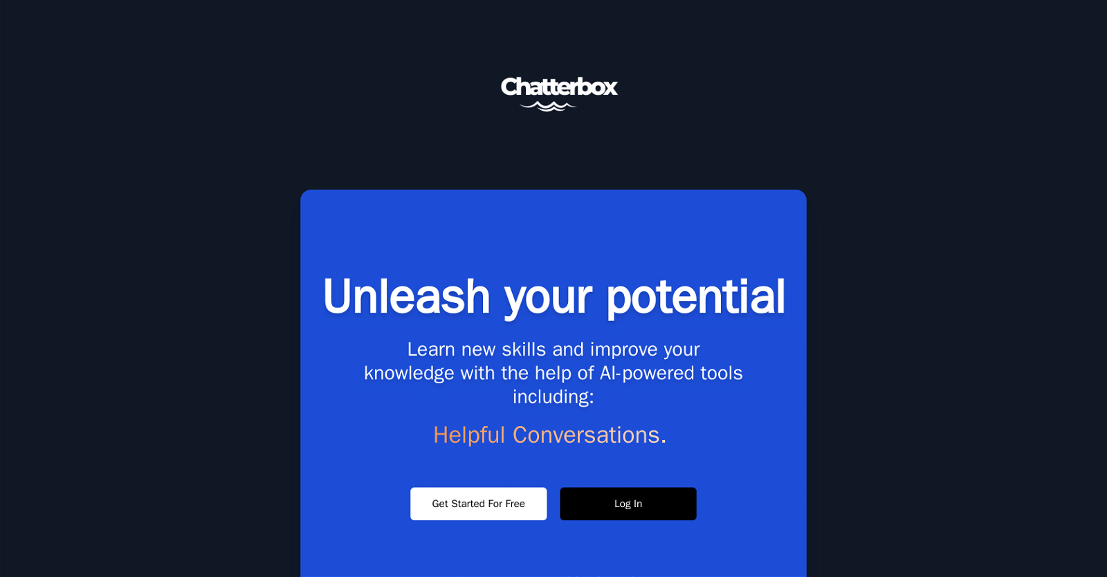 ChatterBox website