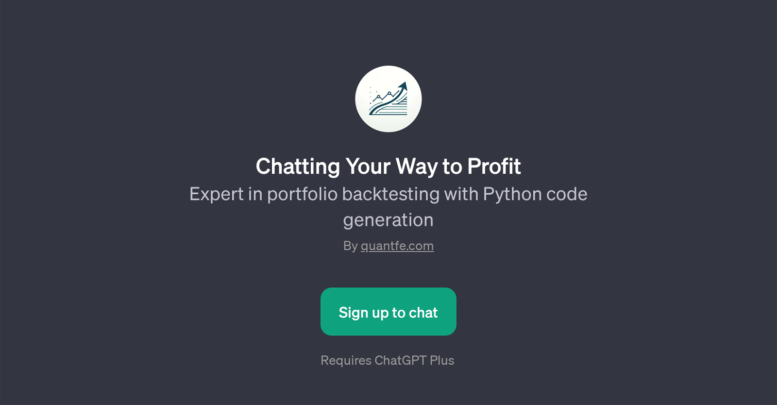 Chatting Your Way to Profit website