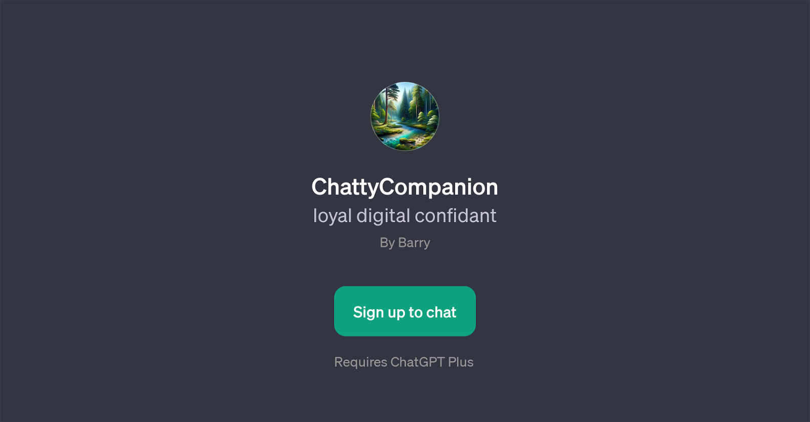 ChattyCompanion website