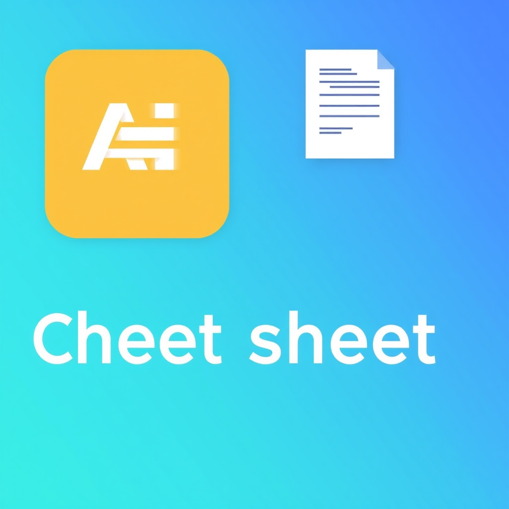 Cheat sheet generator website