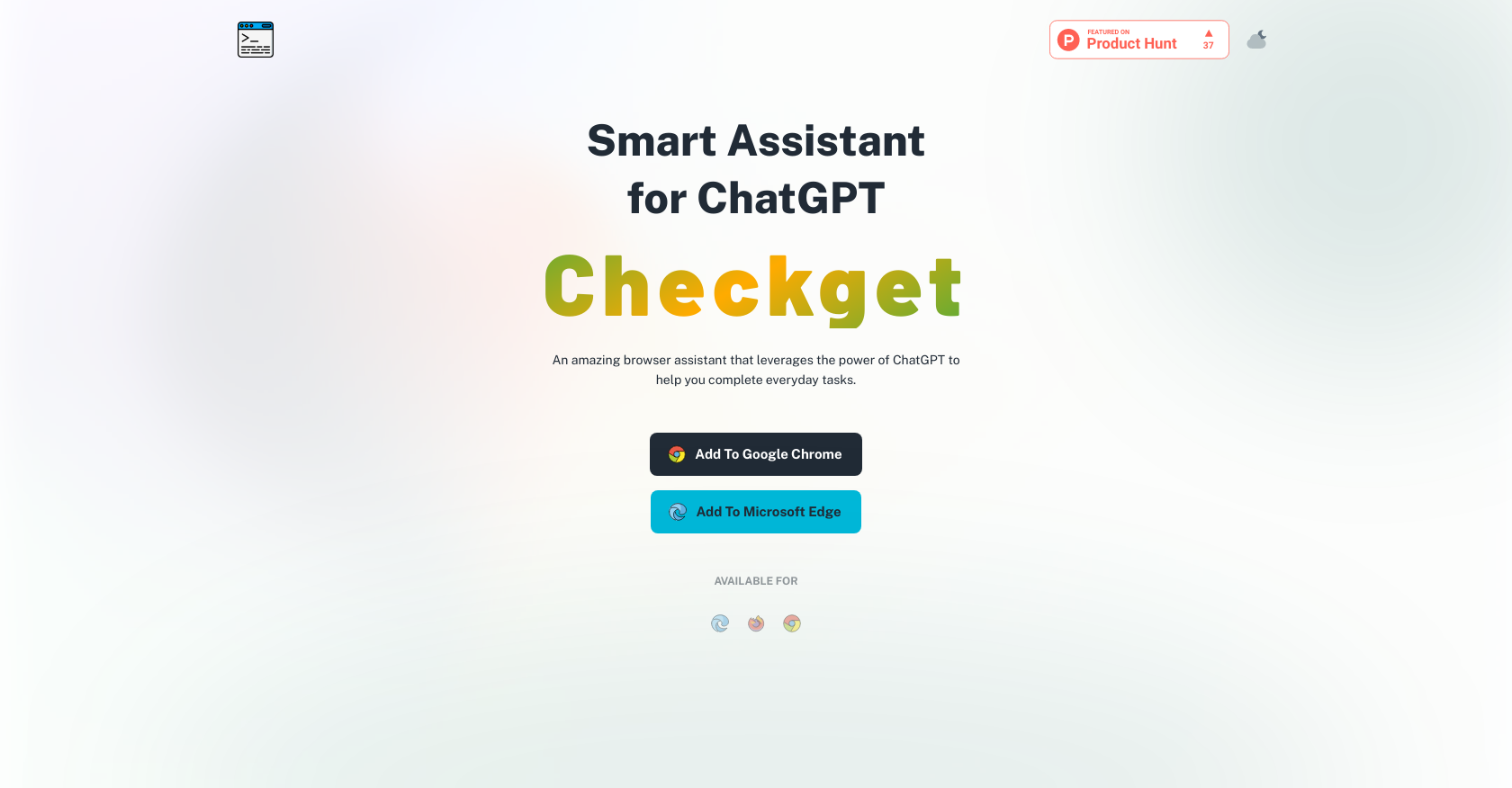 Checkget website