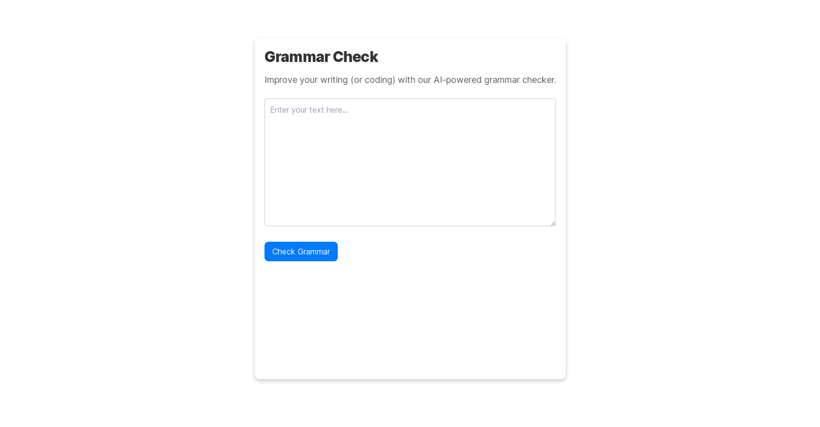 CheckGrammar website