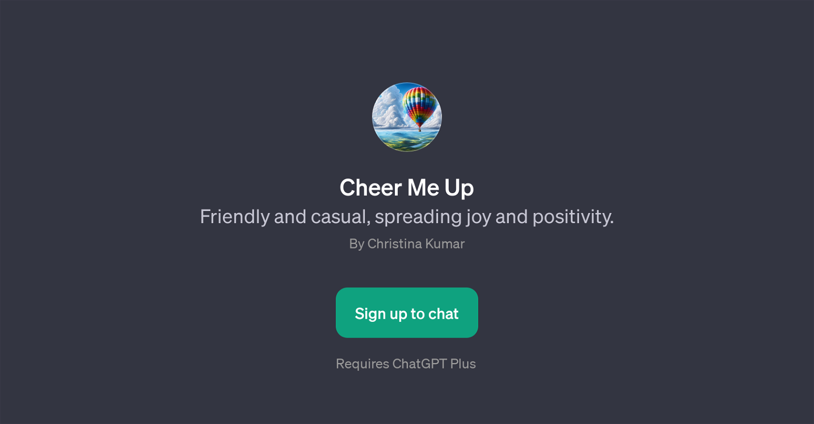 Cheer Me Up website