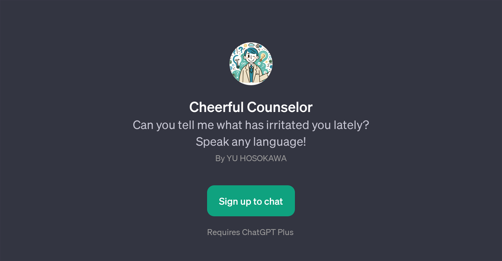 Cheerful Counselor website
