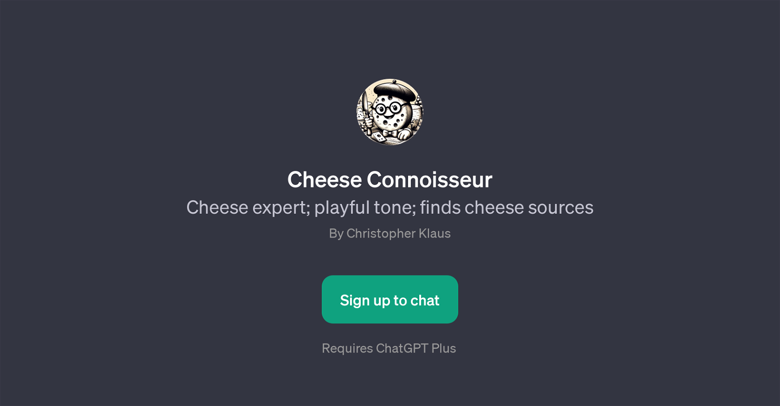 Cheese Connoisseur website