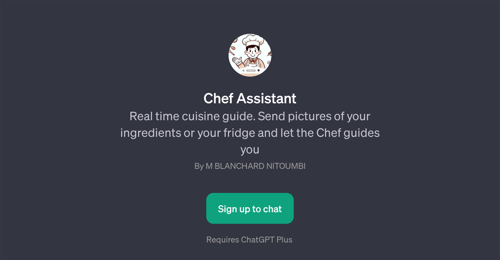 Chef Assistant website