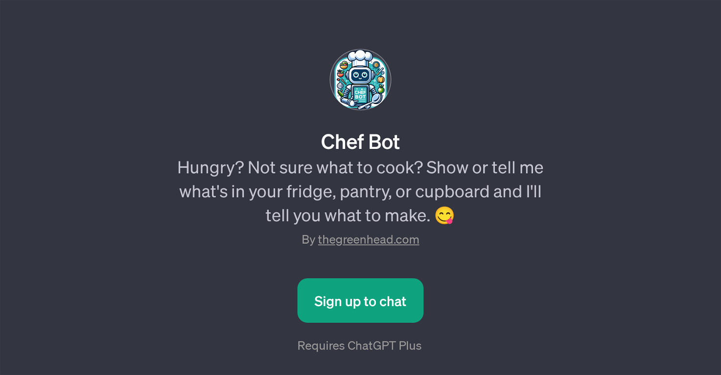 Chef Bot website