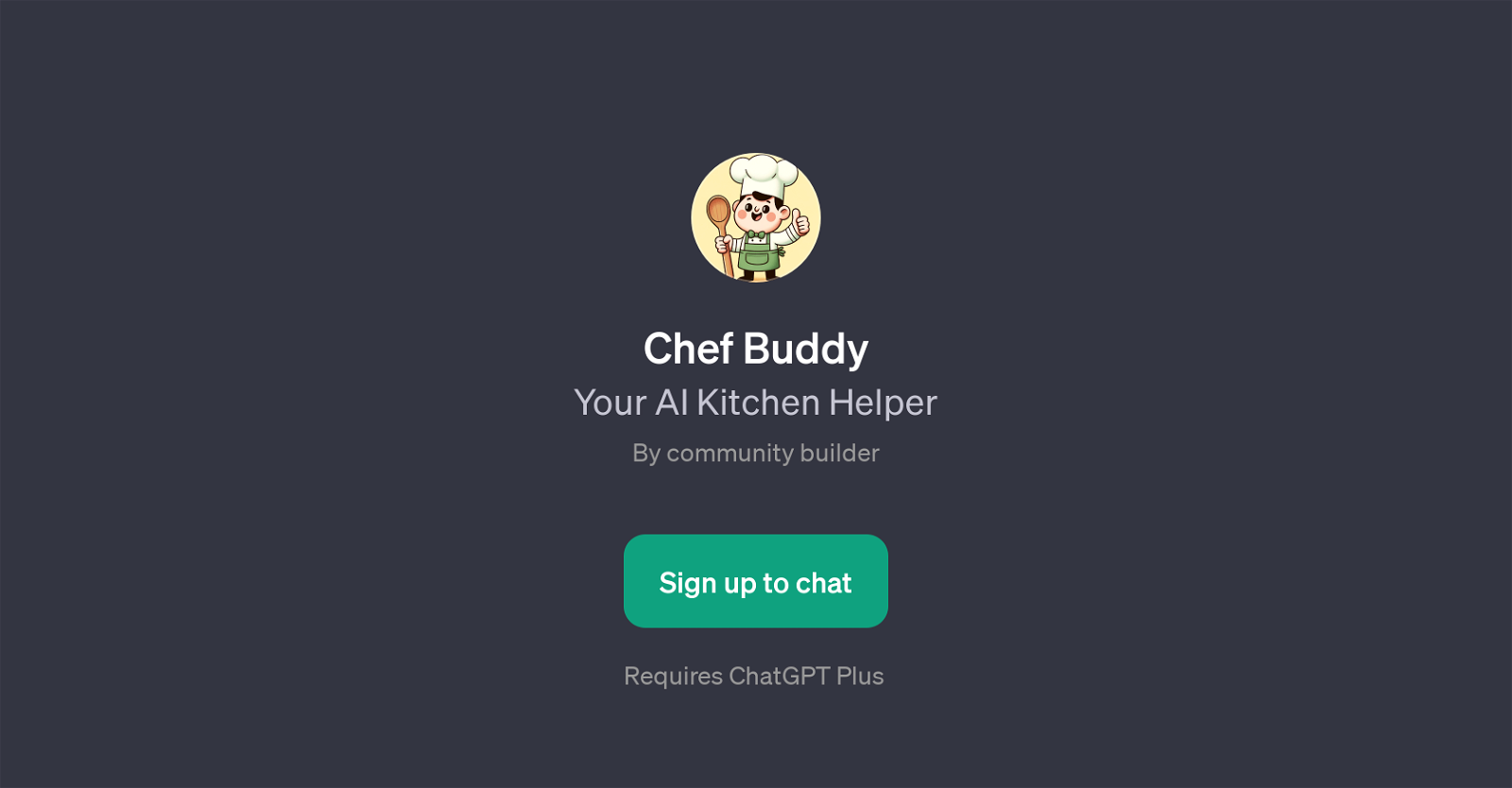 Chef Buddy website
