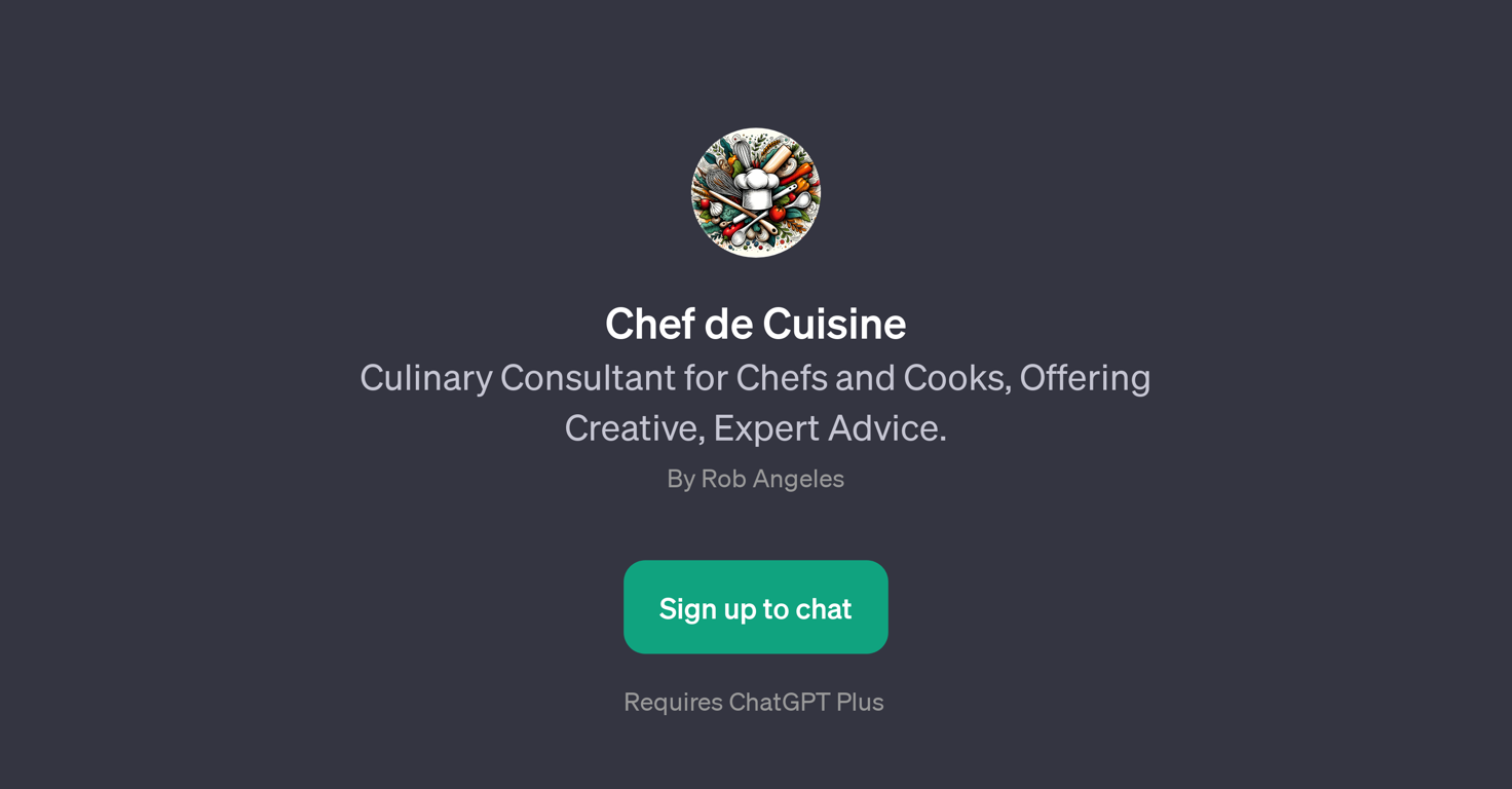 Chef de Cuisine website