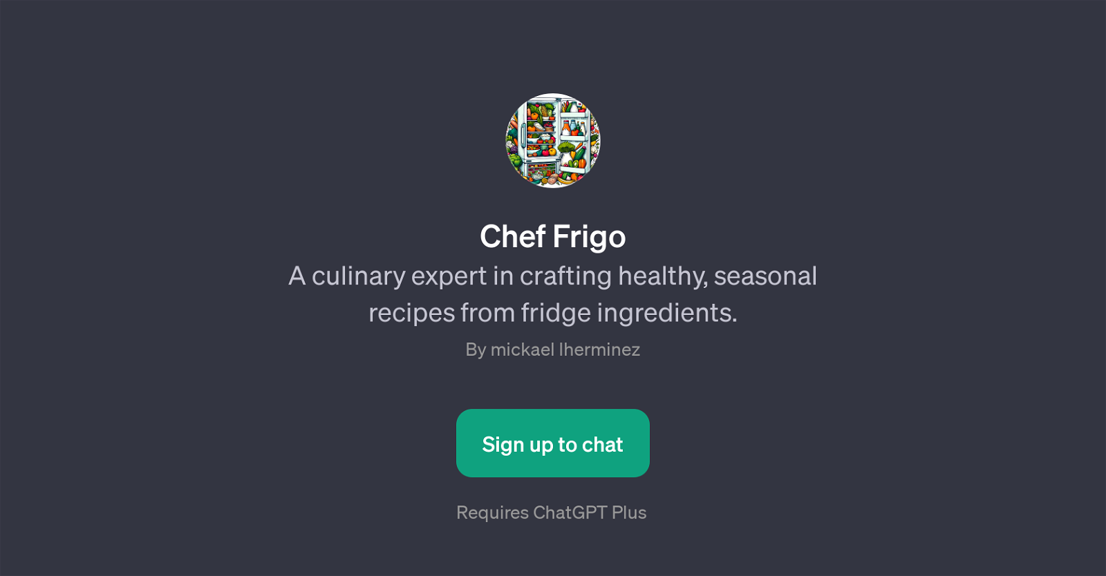 Chef Frigo website