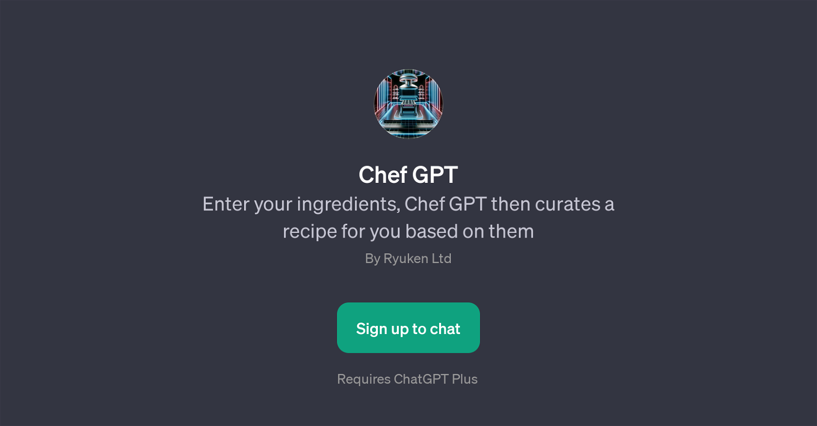 Chef GPT website