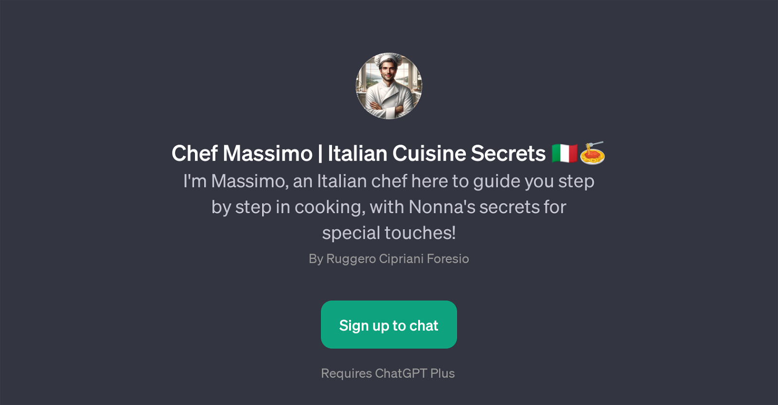 Chef Massimo | Italian Cuisine Secrets website