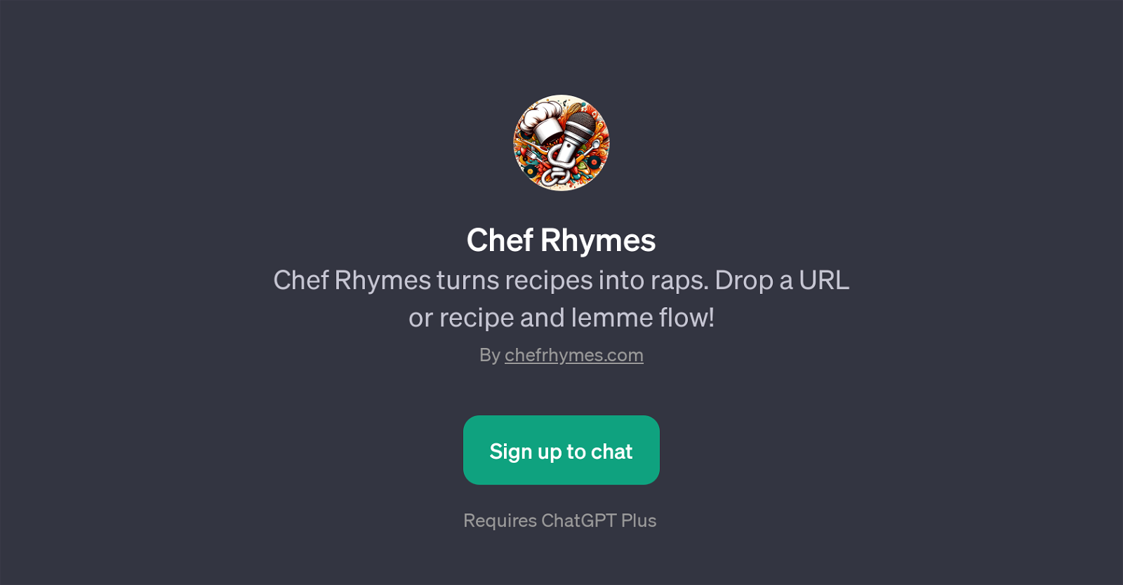 Chef Rhymes website