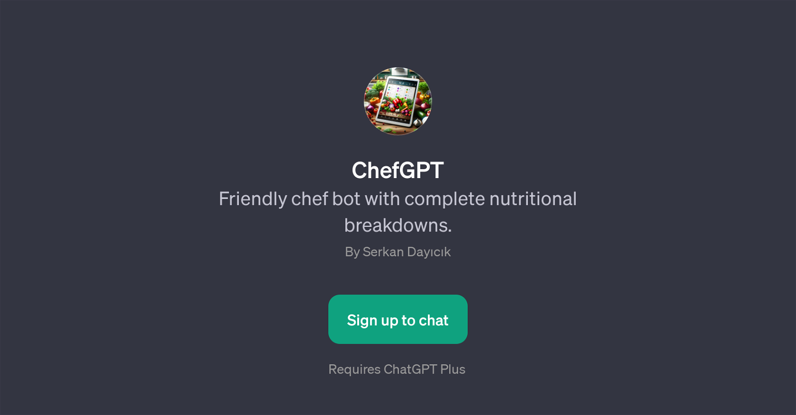 ChefGPT website