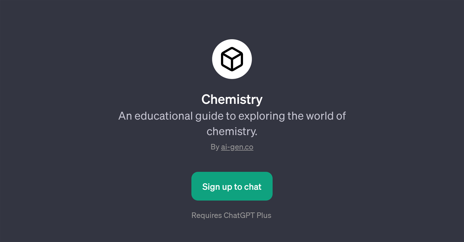 Chemistry website