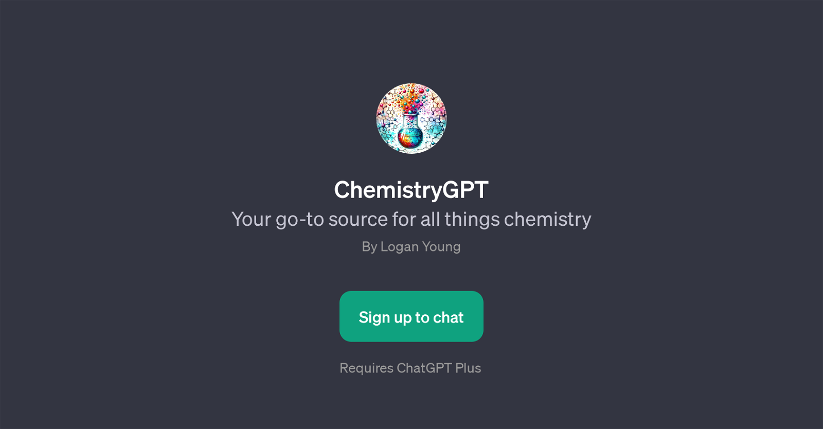 ChemistryGPT website