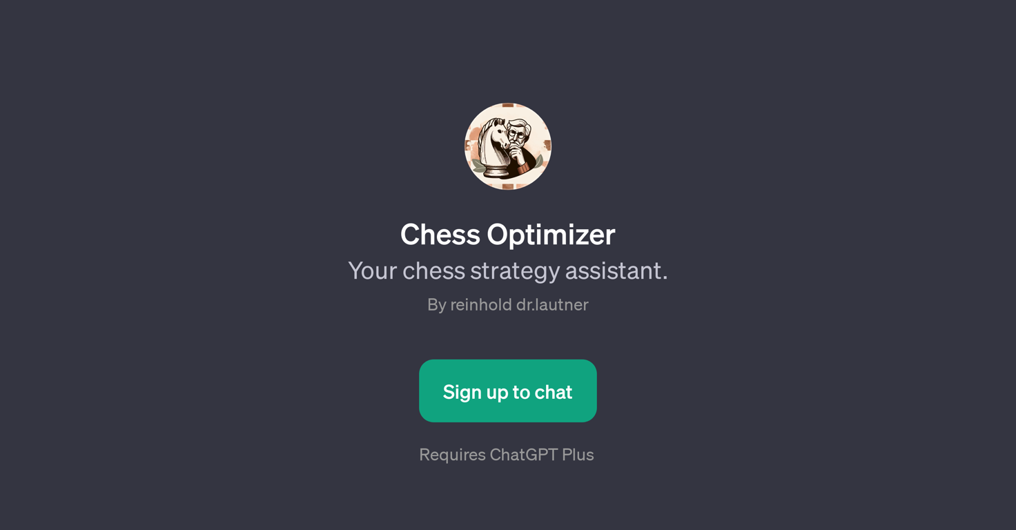 Chess Optimizer website