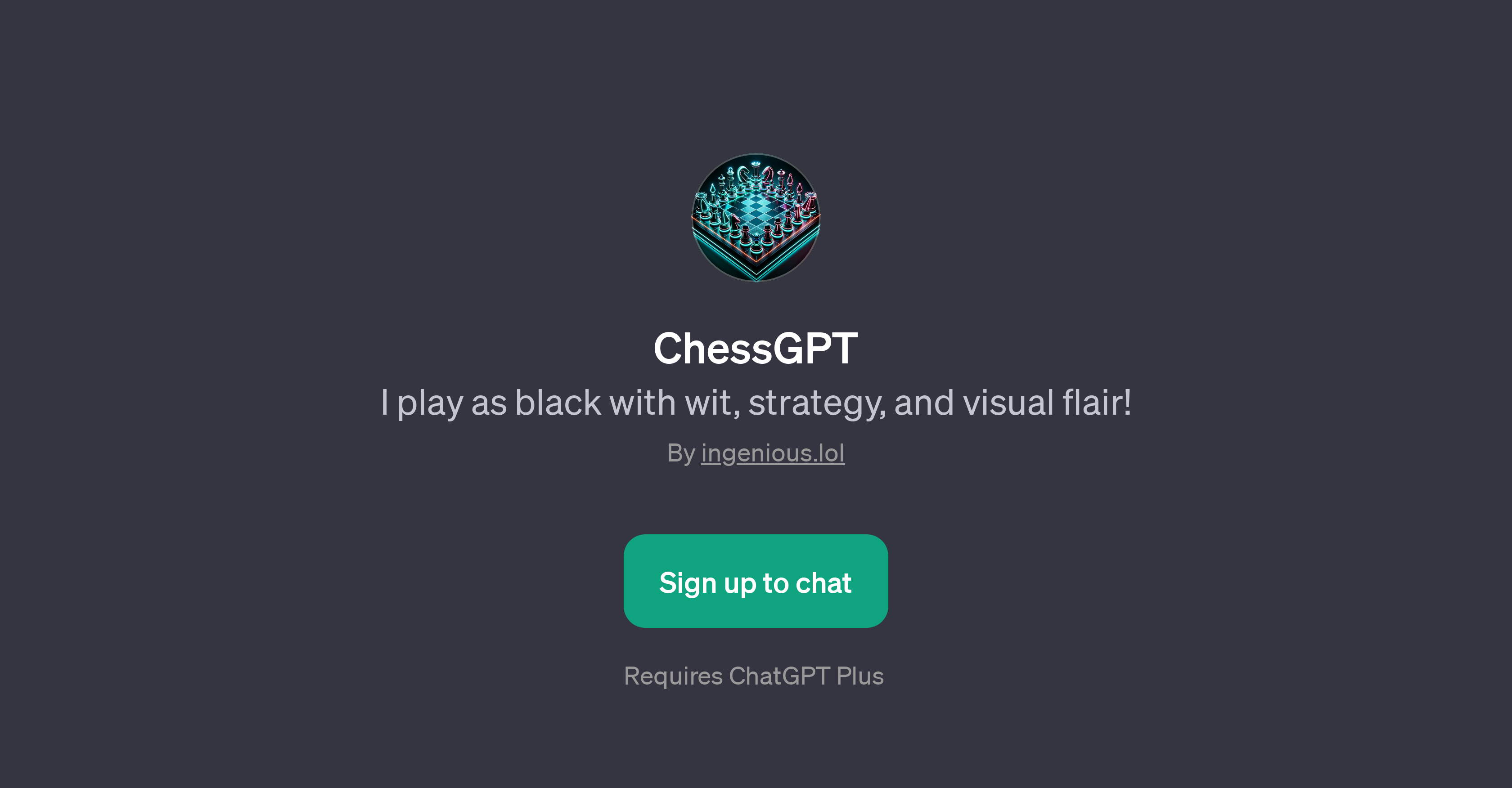 ChessGPT 