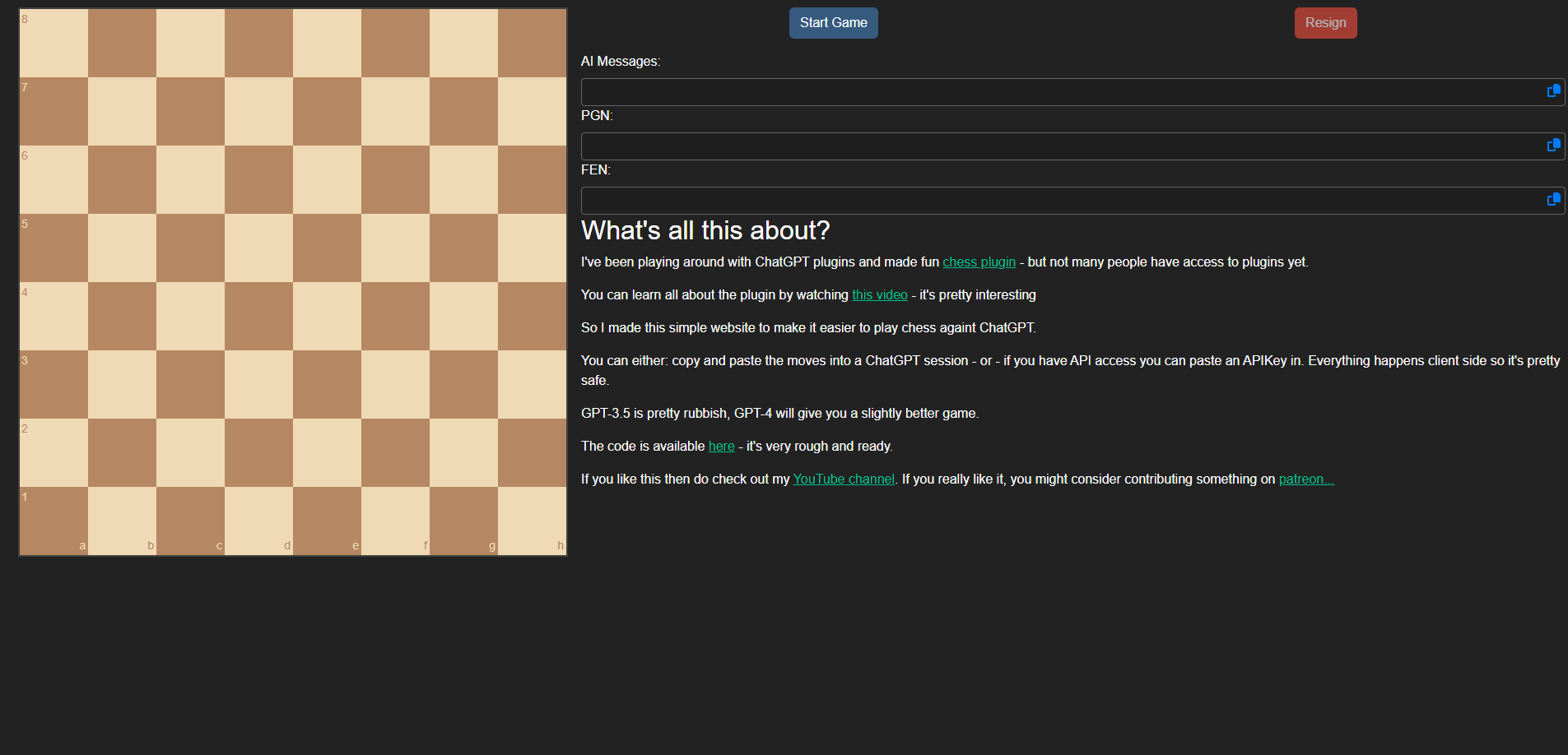 ChessGPT  Watch the horror of chatgpt try playing chess