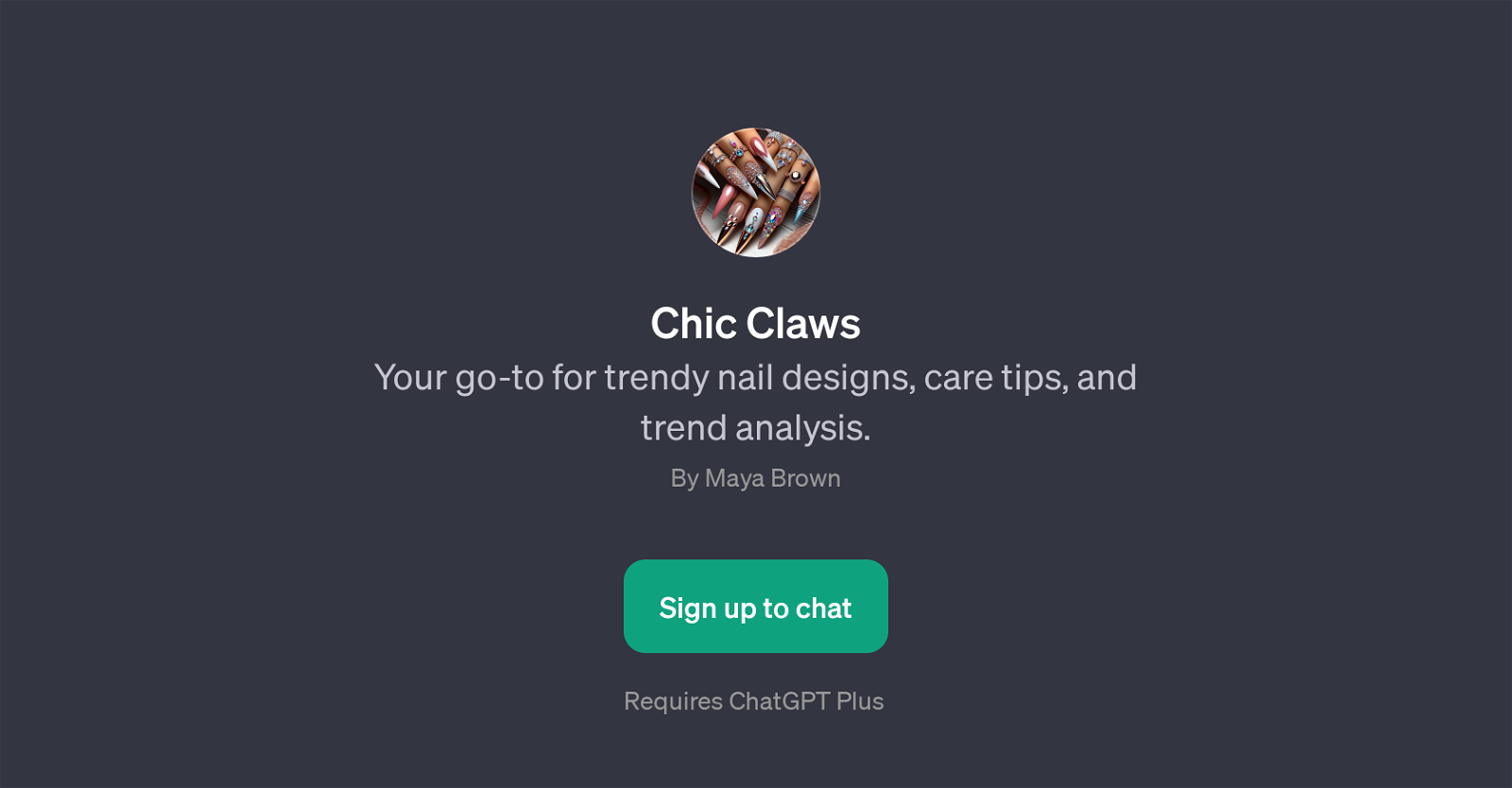 Chic Claws website