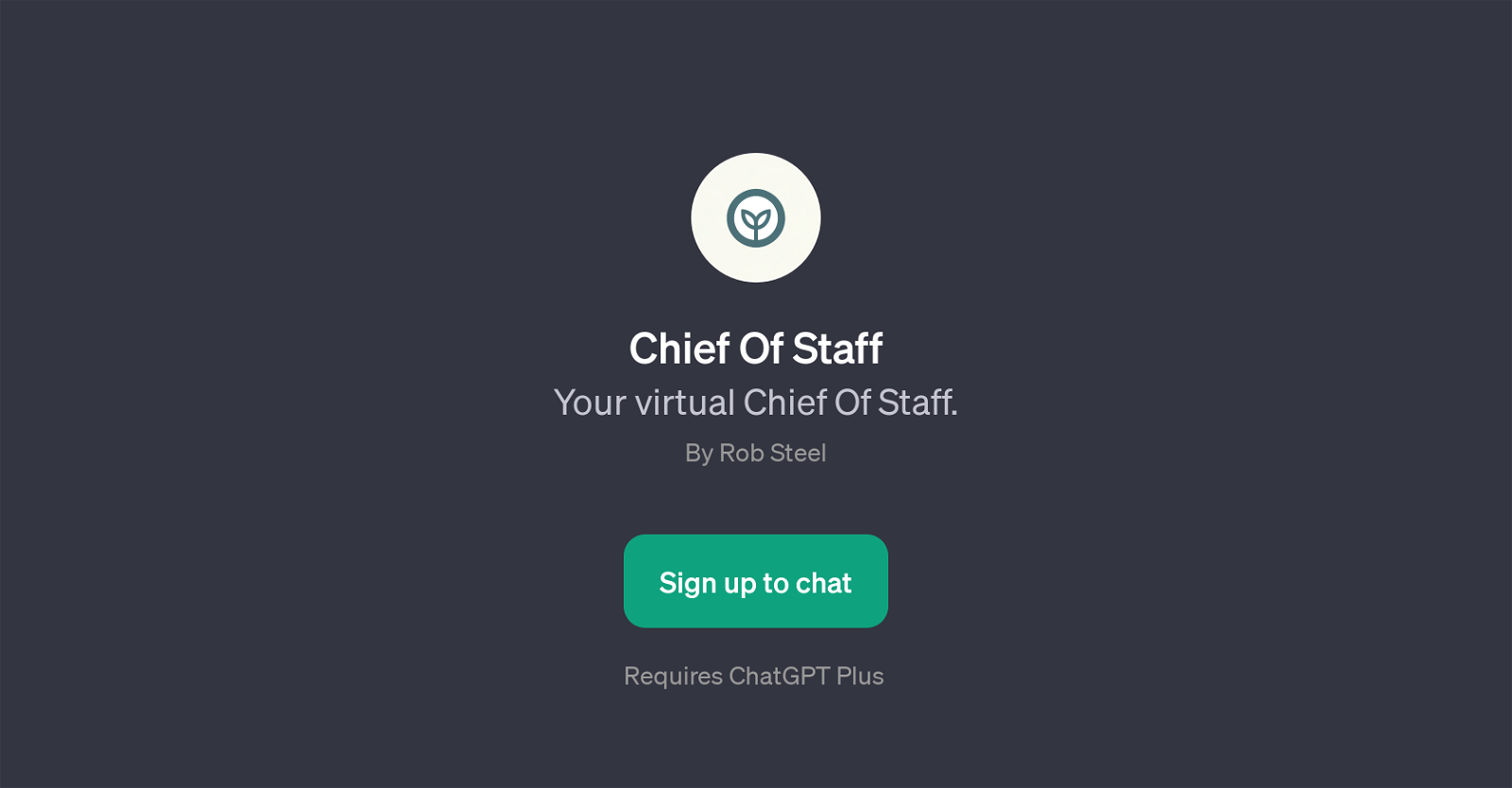 Chief Of Staff website