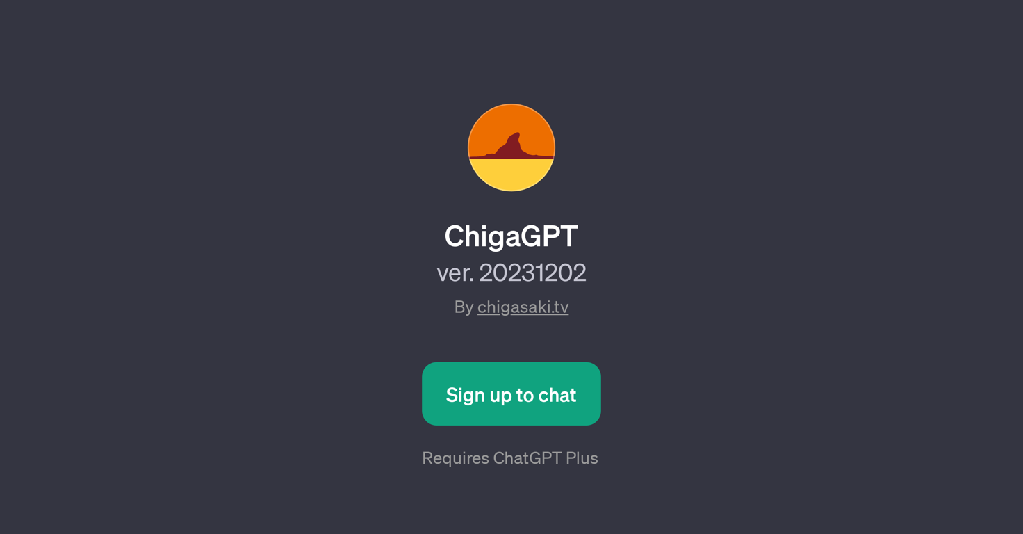 ChigaGPT website