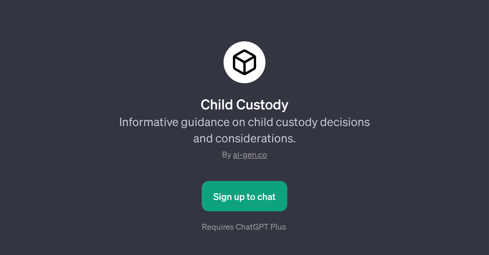 Child Custody website