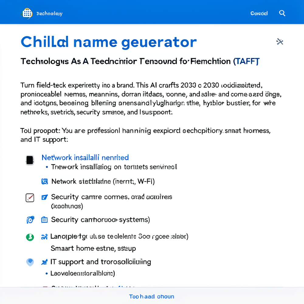 Brand Name Generator website