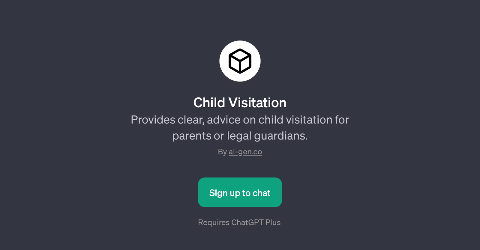 Child Visitation website
