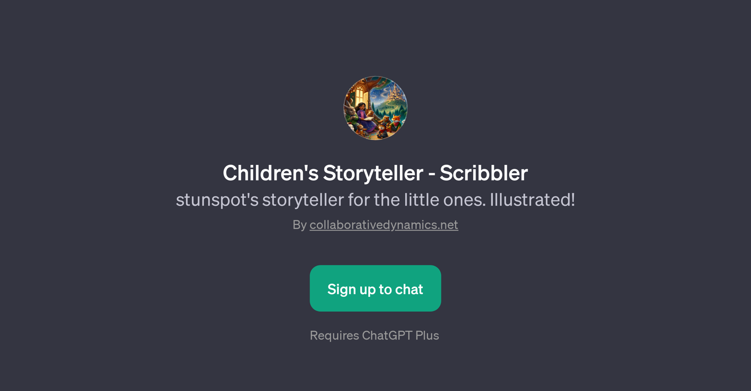Children's Storyteller - Scribbler website